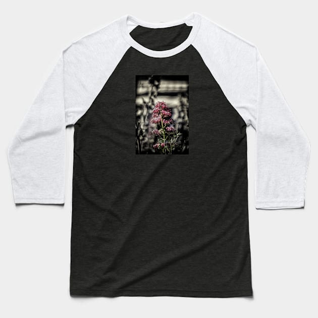 flower vintage Baseball T-Shirt by rickylabellevie